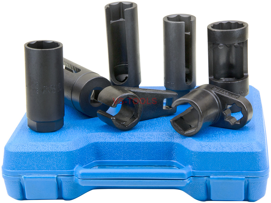 7pcs Oxygen O2 Sensor Diesel Fuel Injector Solenoid Wrench